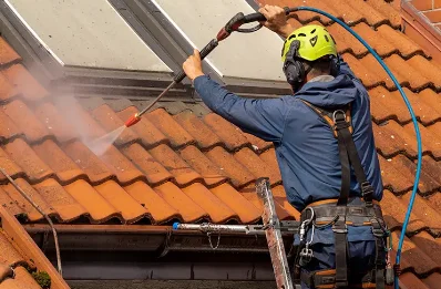 Démoussage et hydrofuge de toiture à Lostroff
